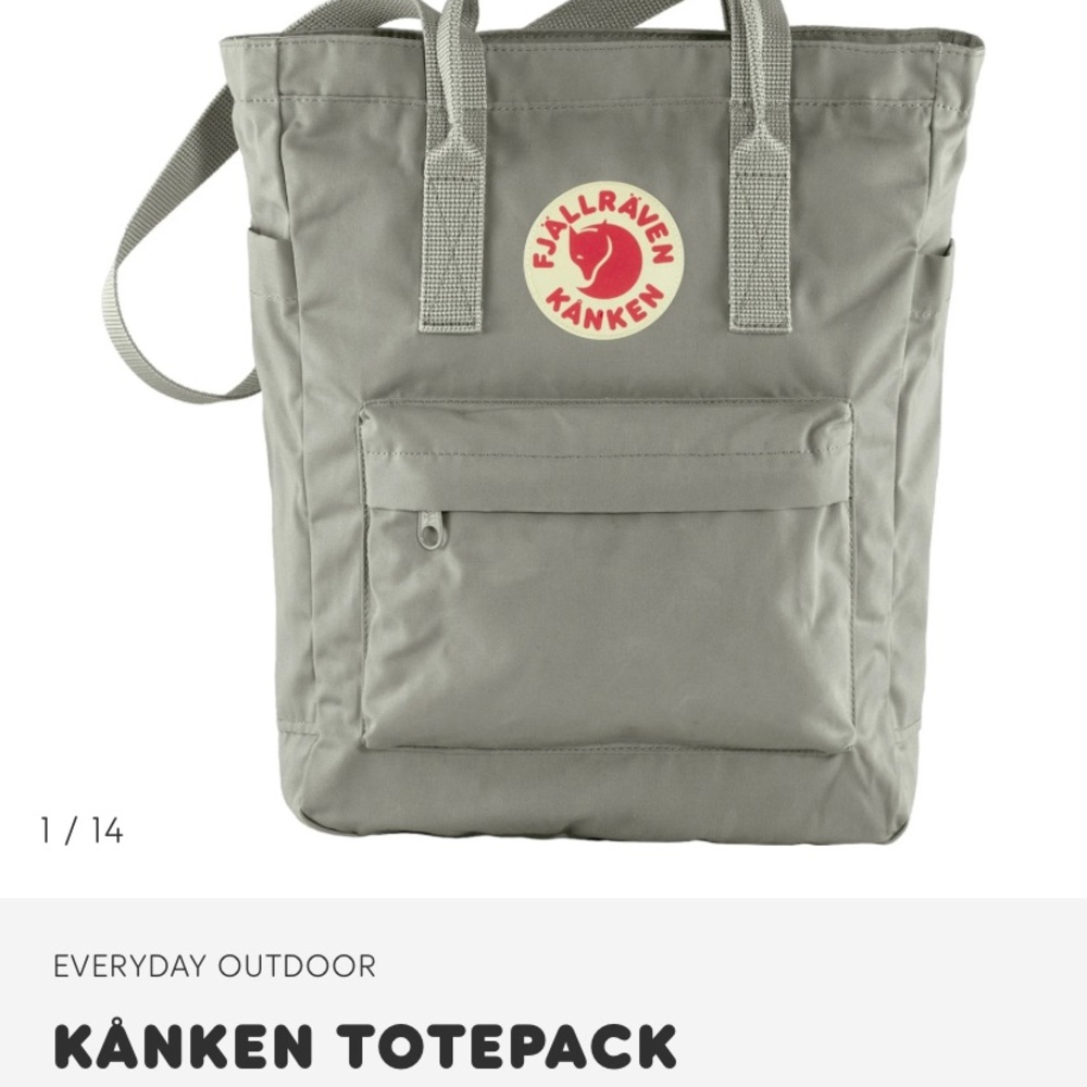 NWT Fjallraven Kanken Totepack